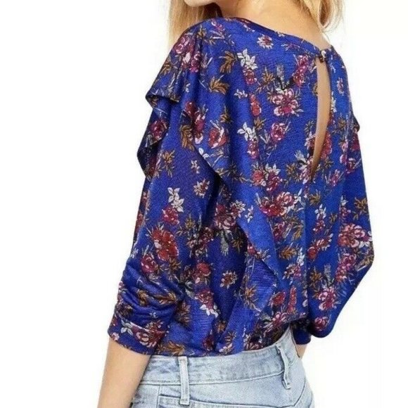 Free People Tops - Free People floral Blouse